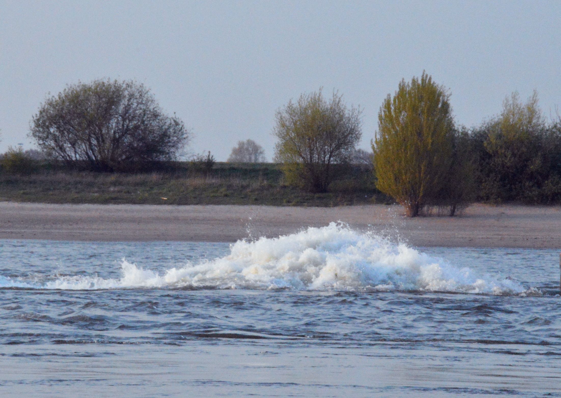 Golven ik het water